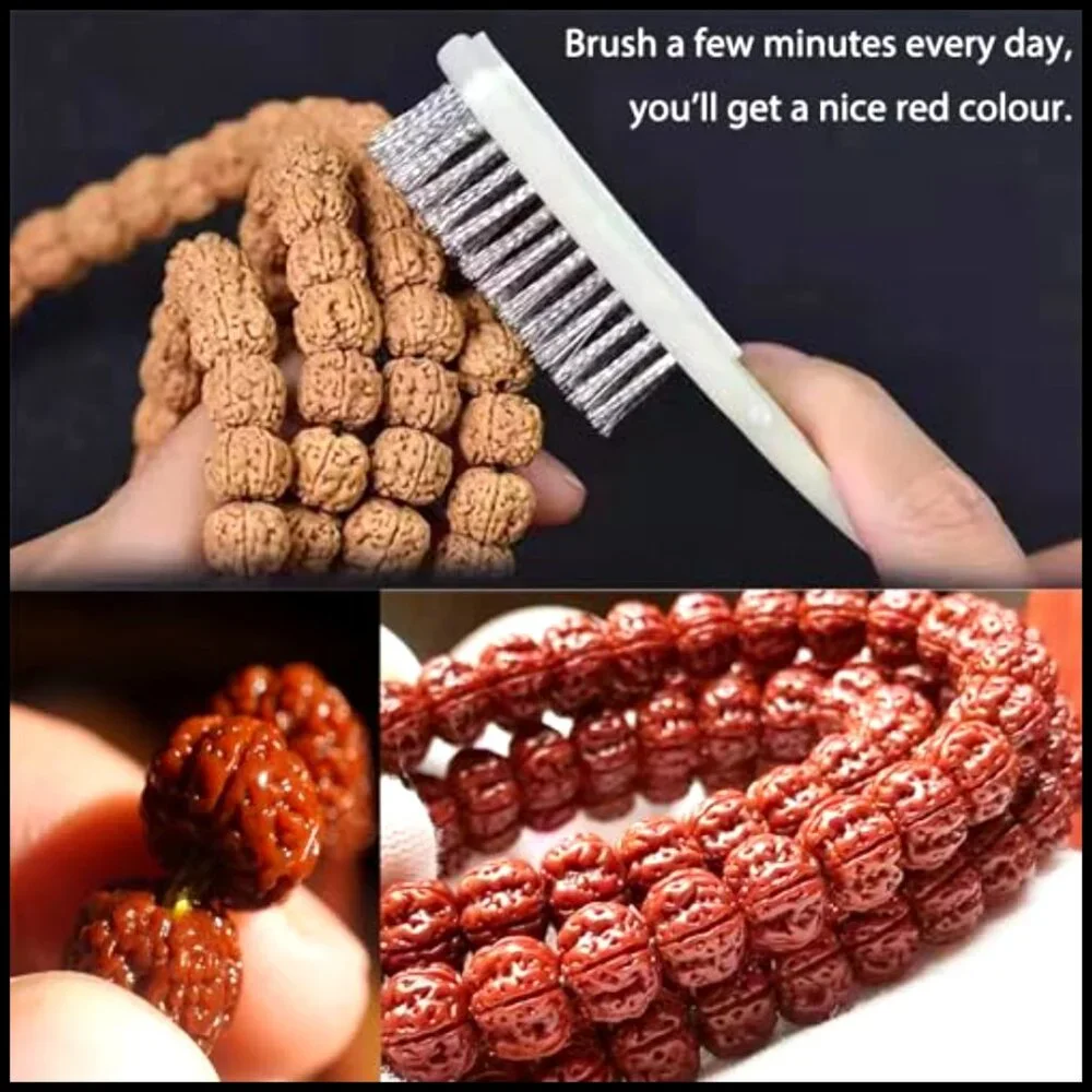 Rudraksha Prayer Beads Necklace Bracelet Meditation Yoga Spiritual Unisex